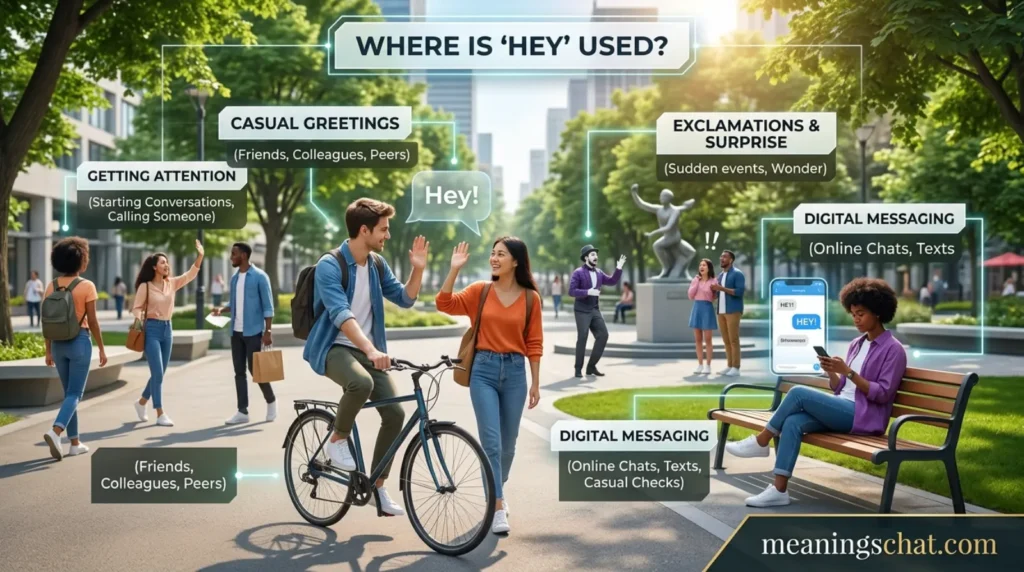 Where Is “Hey” Used