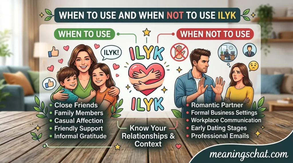 When to Use and When Not to Use ILYK