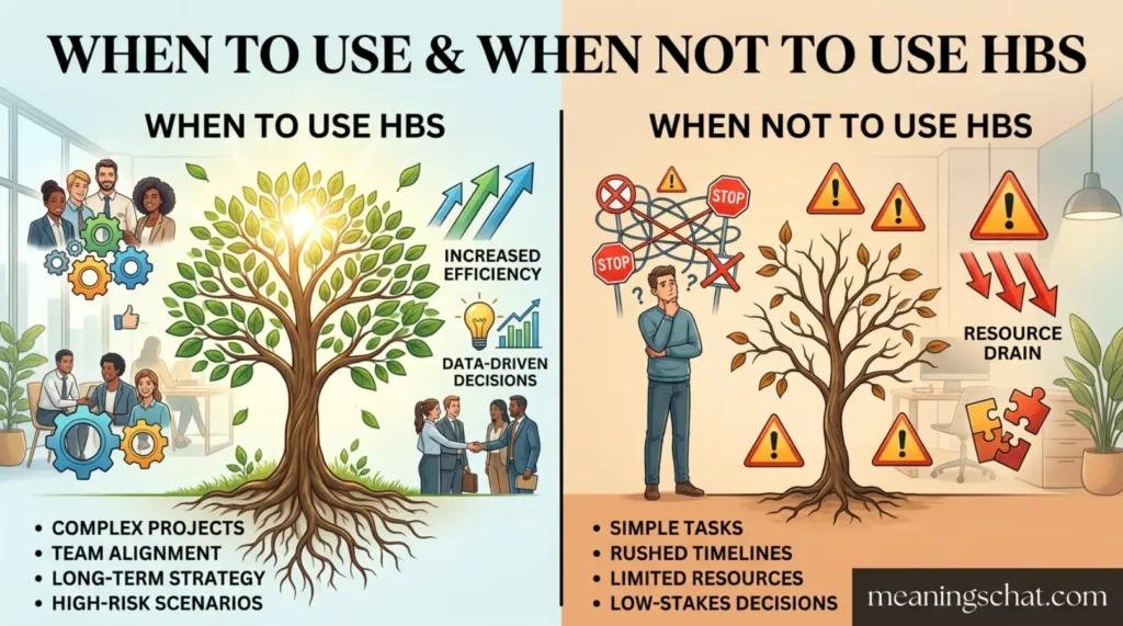 When to Use and When Not to Use HBS