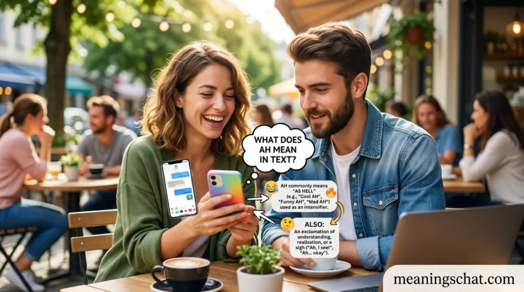 What Does AH Mean in Text