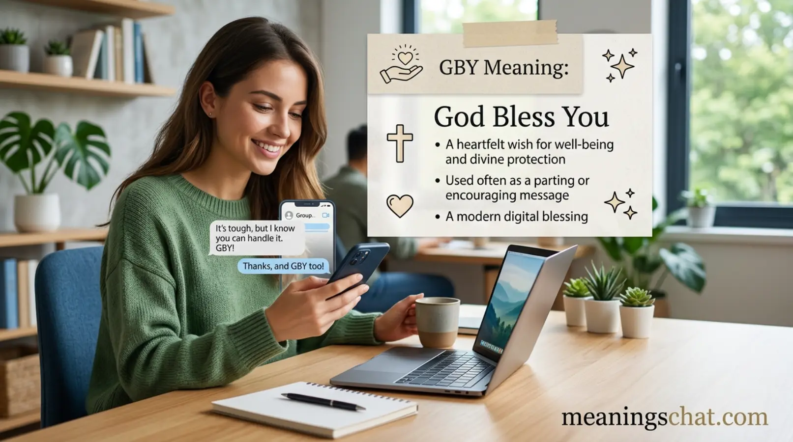GBY Meaning in Text