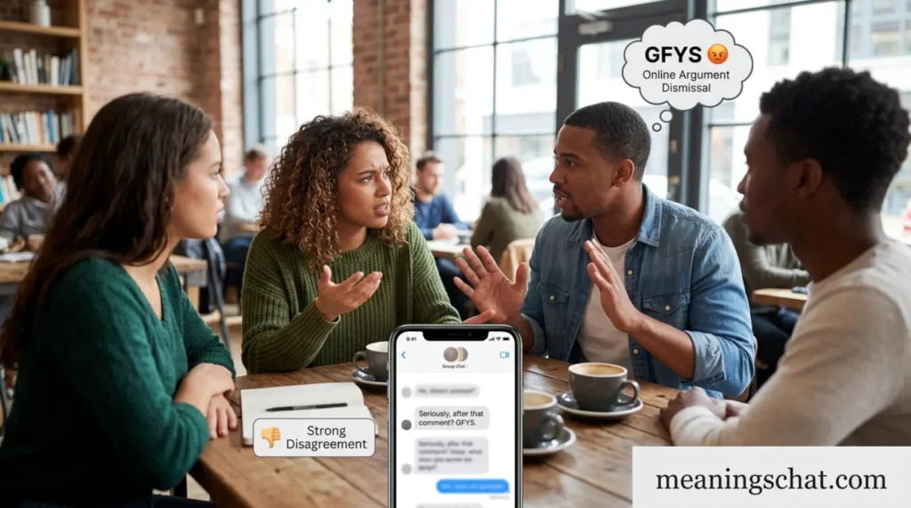 Examples of GFYS in Conversation