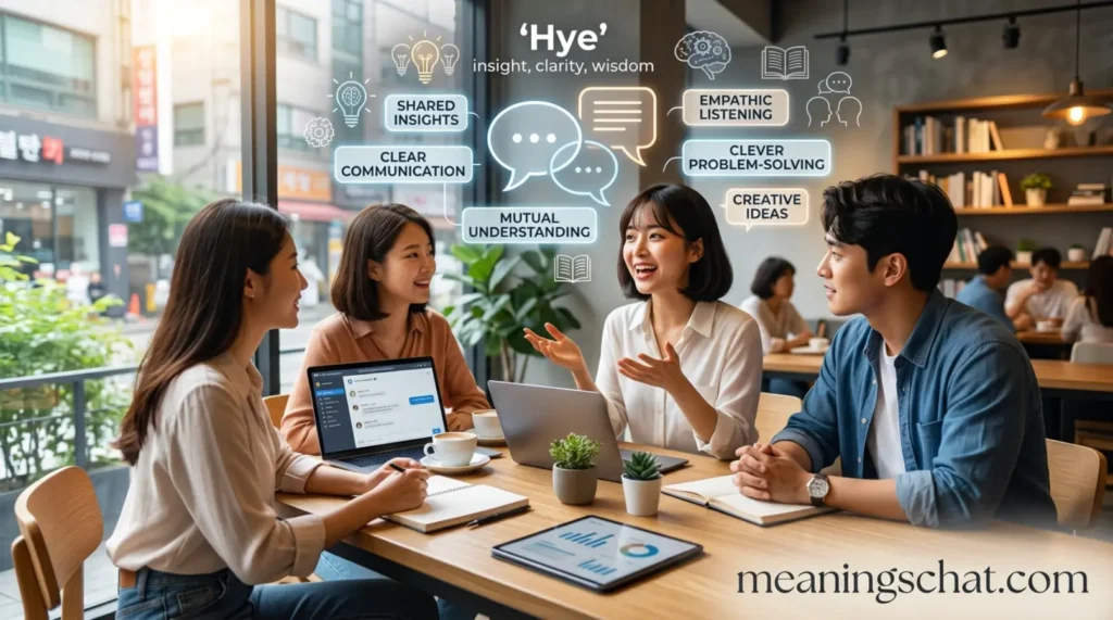 Examples of Hye in Conversation