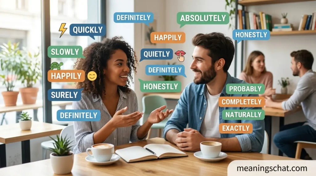 Examples of LY in Conversation