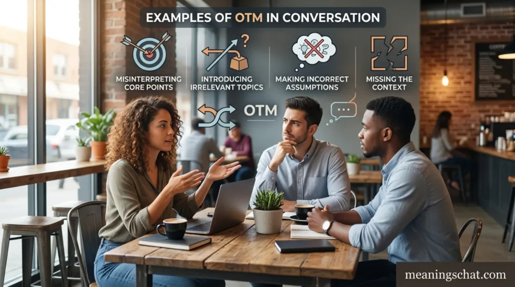 Examples of OTM in Conversation