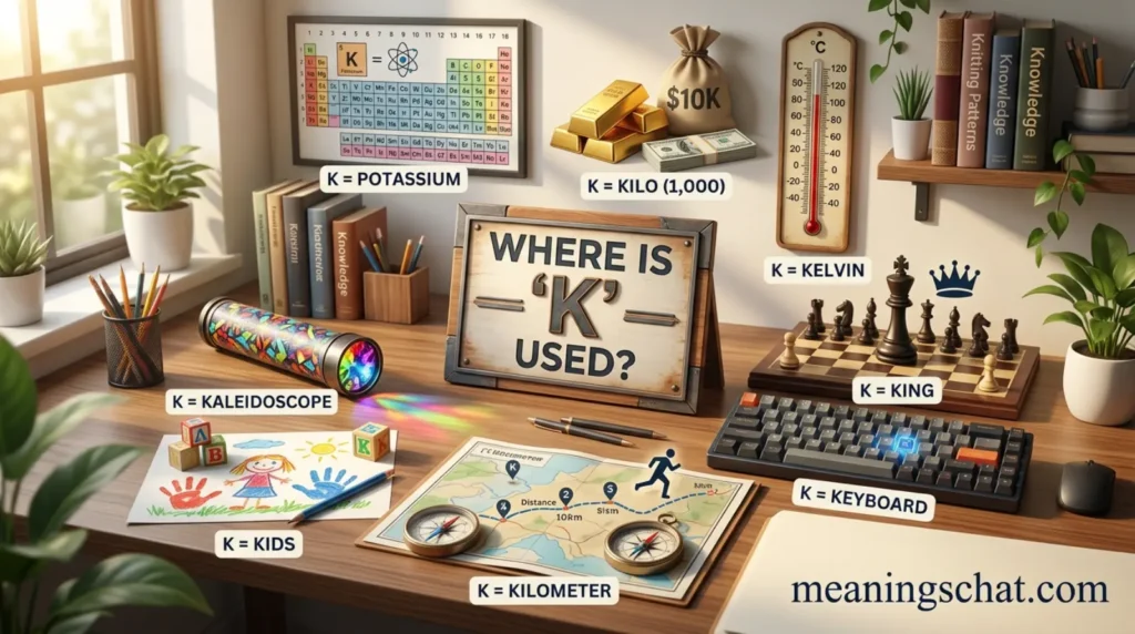 Where Is “K” Used