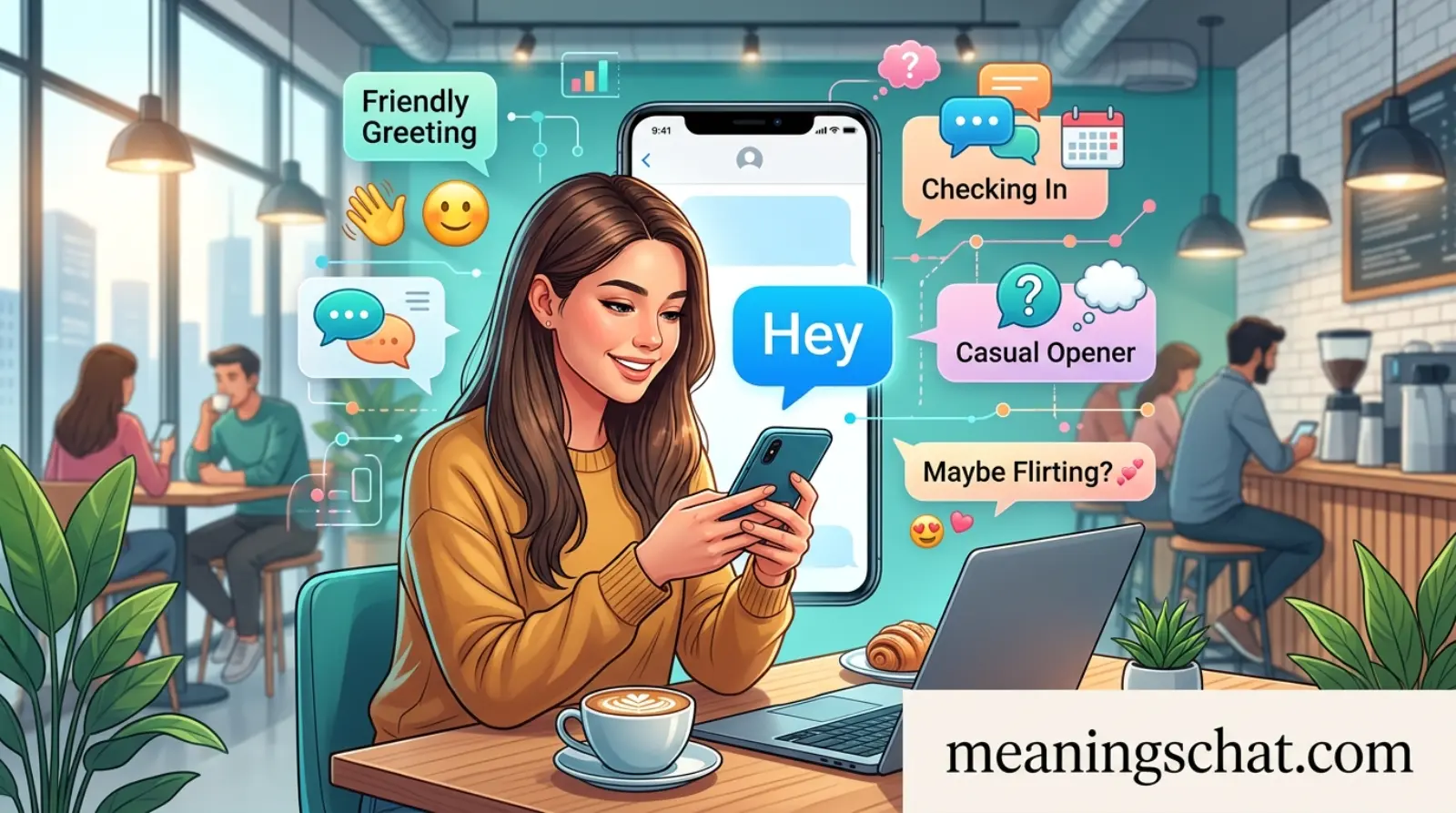 hey meaning in text message