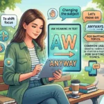 aw meaning in text