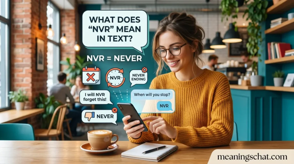 What Does “NVR” Mean in Text