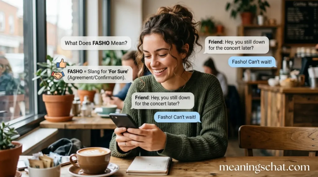 What Does Fasho Mean in Text