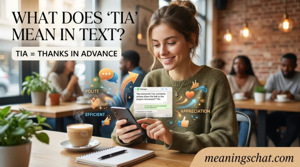 What Does TIA Mean in Text