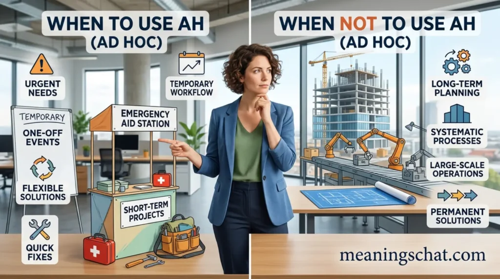 When to Use and When Not To Use AH