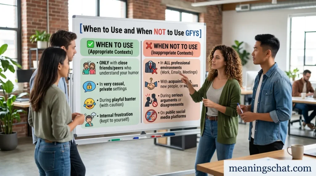 When to Use and When NOT to Use GFYS