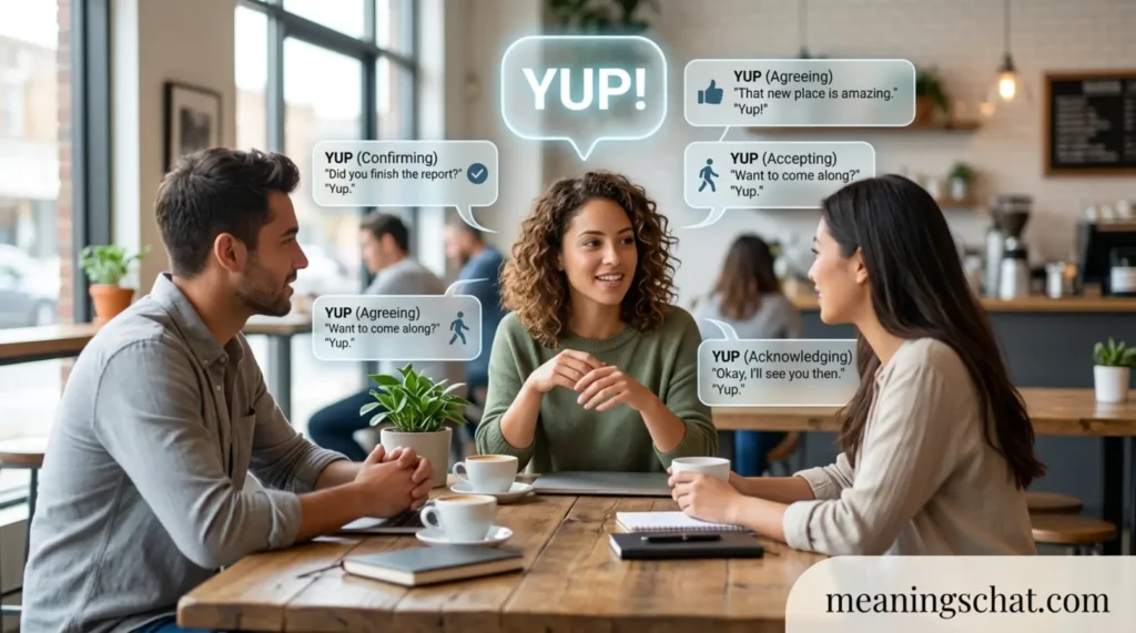 Examples of “Yup” in Conversation