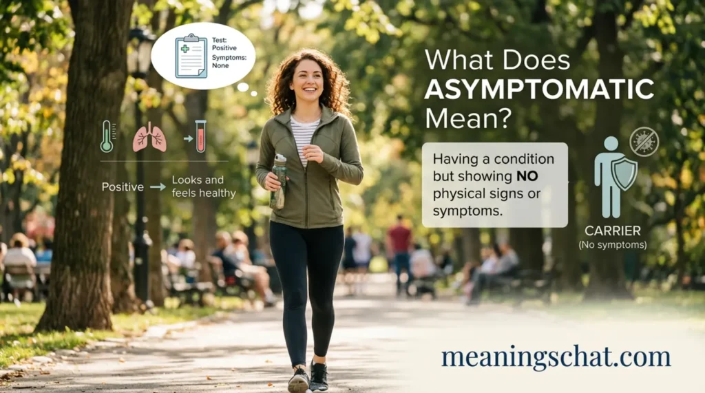 What Does Asymptomatic Mean