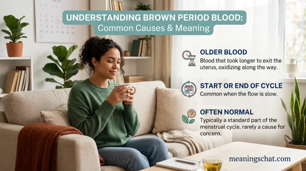 What Does Brown Period Blood Mean