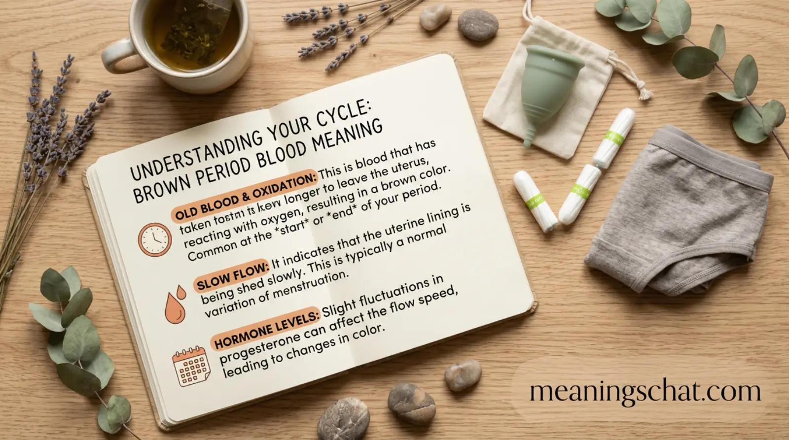 brown period blood meaning