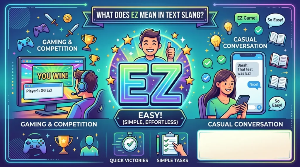 What Does EZ Mean in Text