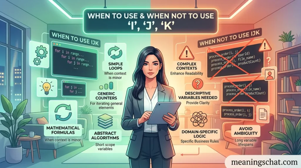 When to Use and When Not to Use IJK