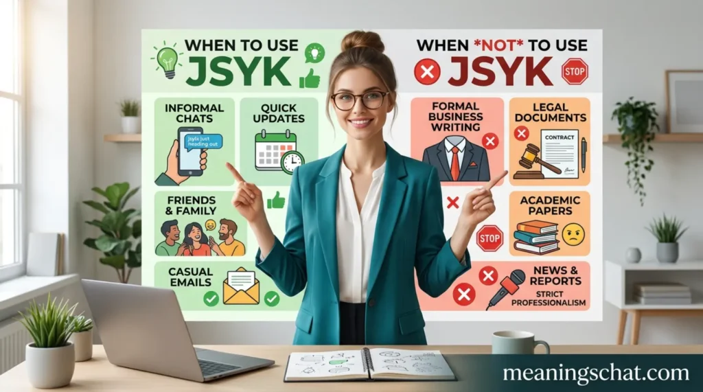 When to Use and When Not to Use jsyk