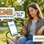 CMB Meaning in Text