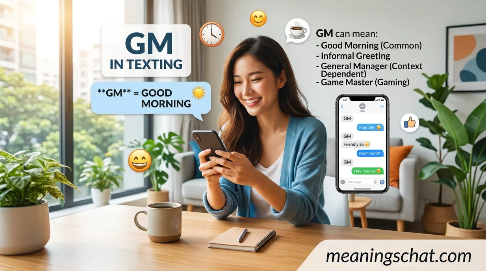 GM Meaning in Text