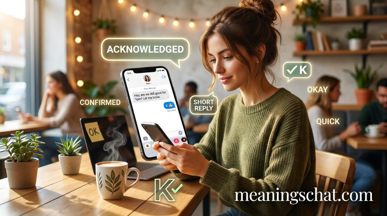 K Meaning in Text