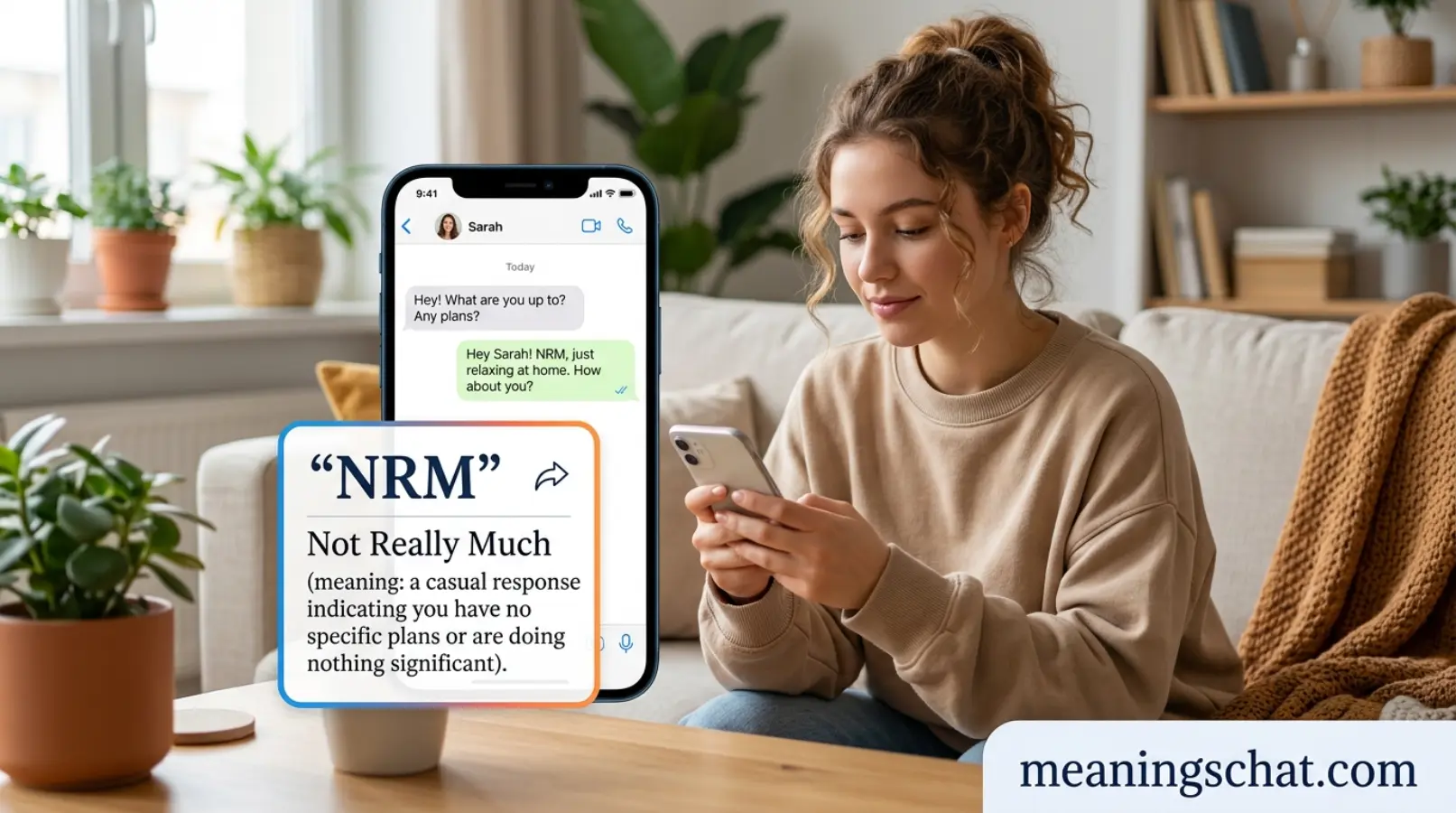 NRM Meaning in Text