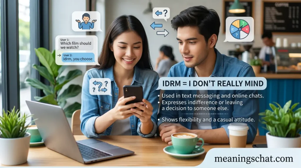 What Does idrm Meaning in Text