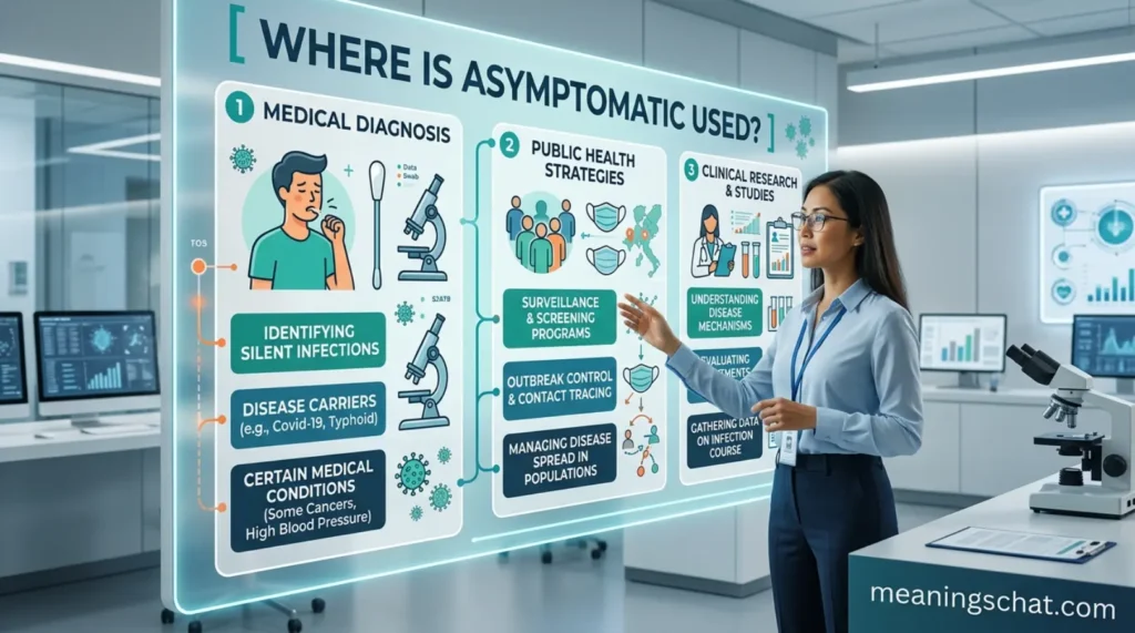 Where Is Asymptomatic Used