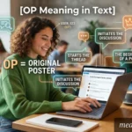 OP Meaning in Text