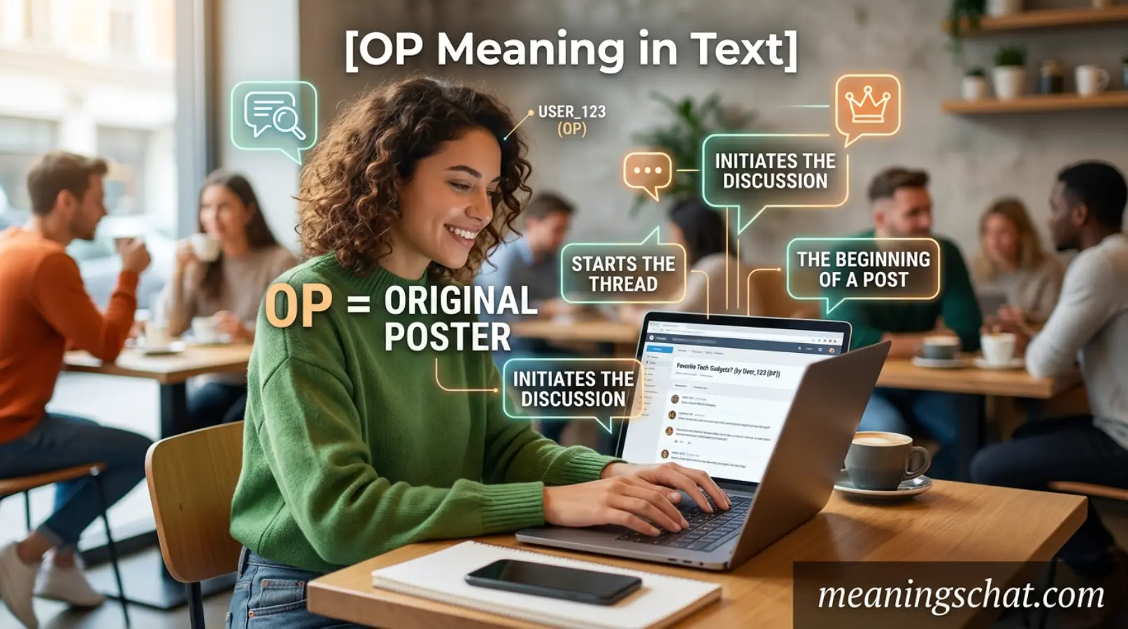 OP Meaning in Text