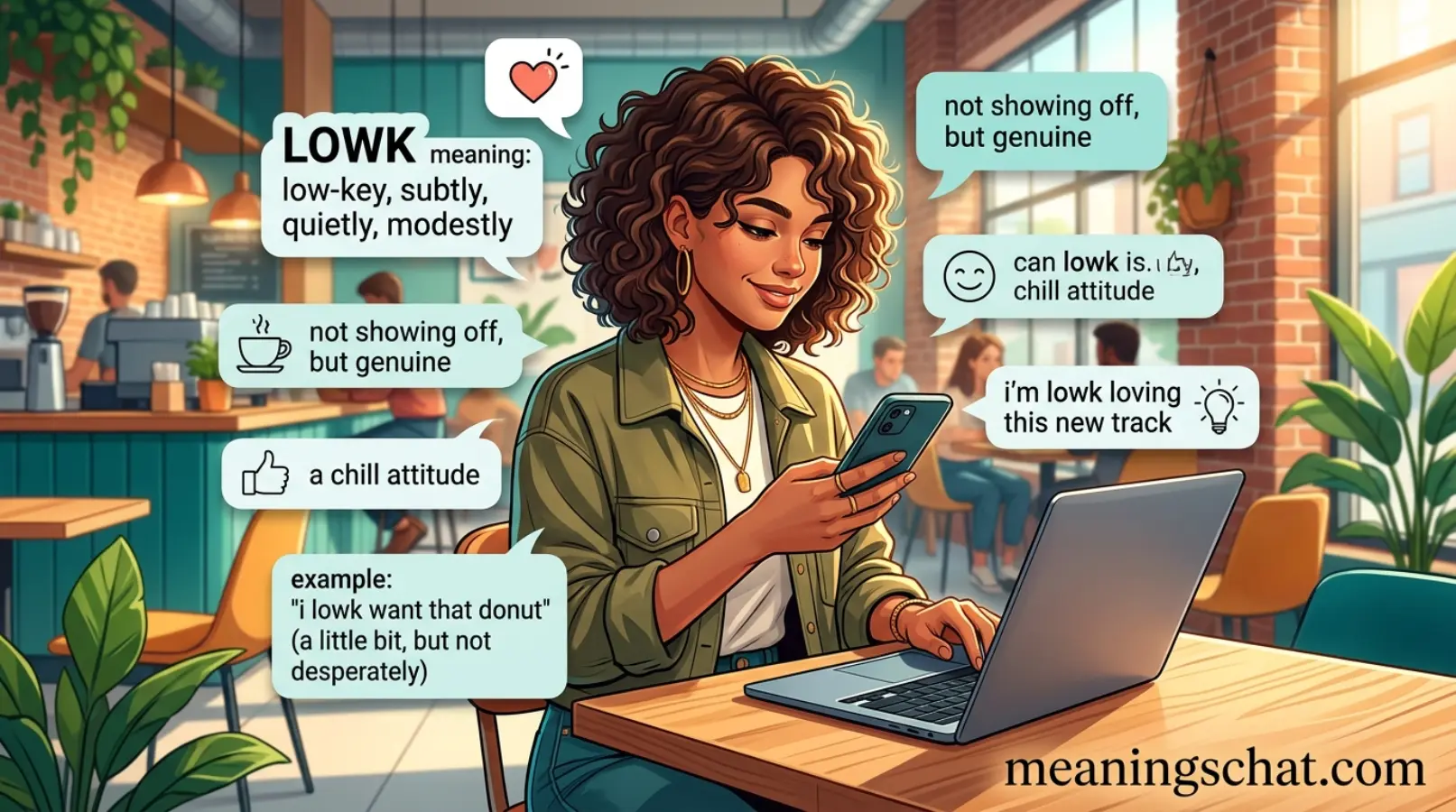 lowk meaning in text