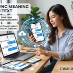 Sync Meaning in Text