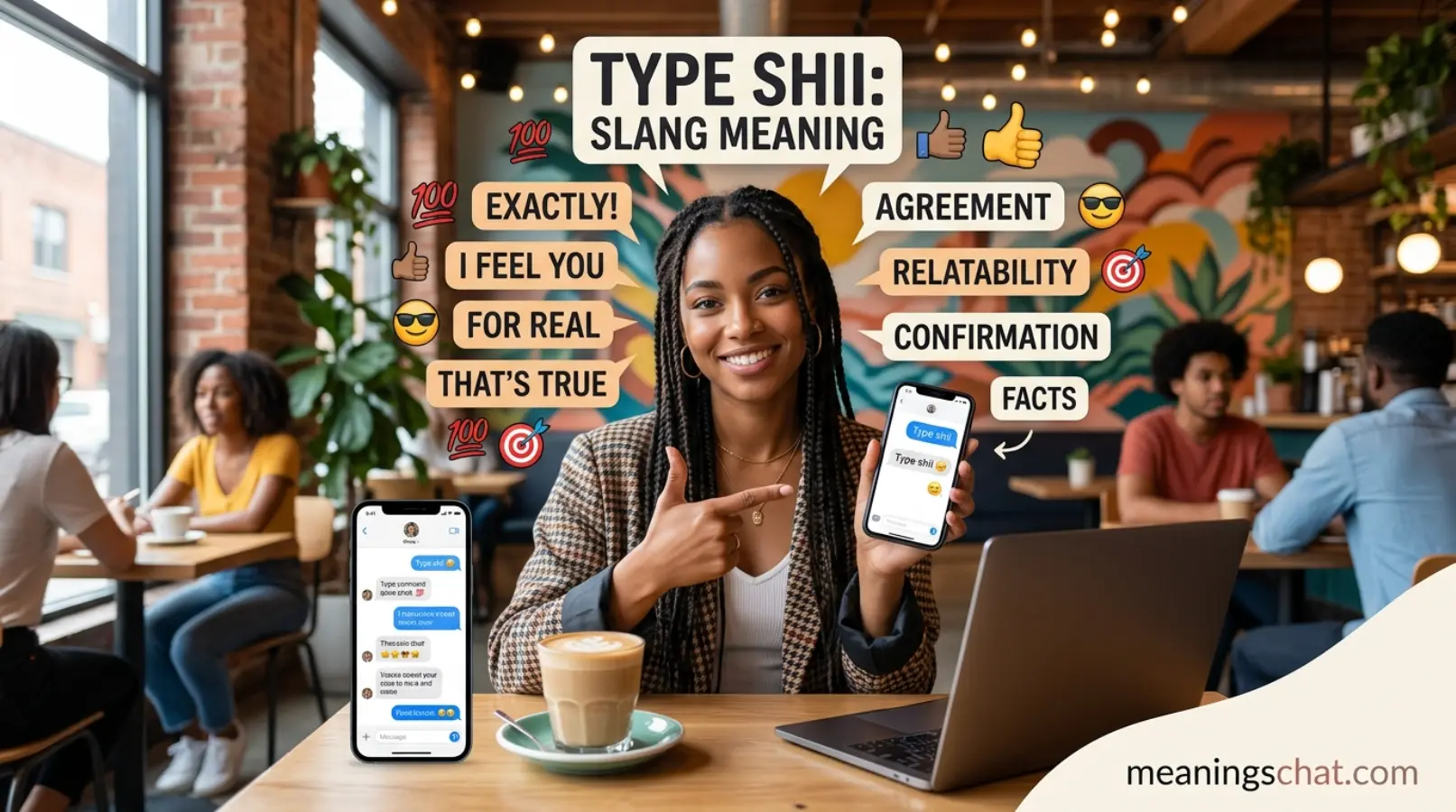 Type Shii Meaning in Text