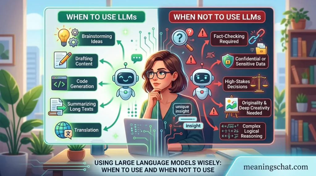 When to Use and When Not To Use LLM