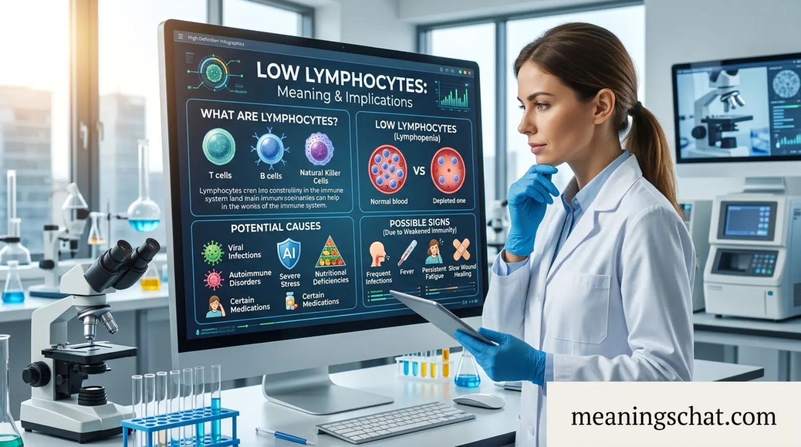 low lymphocytes meaning