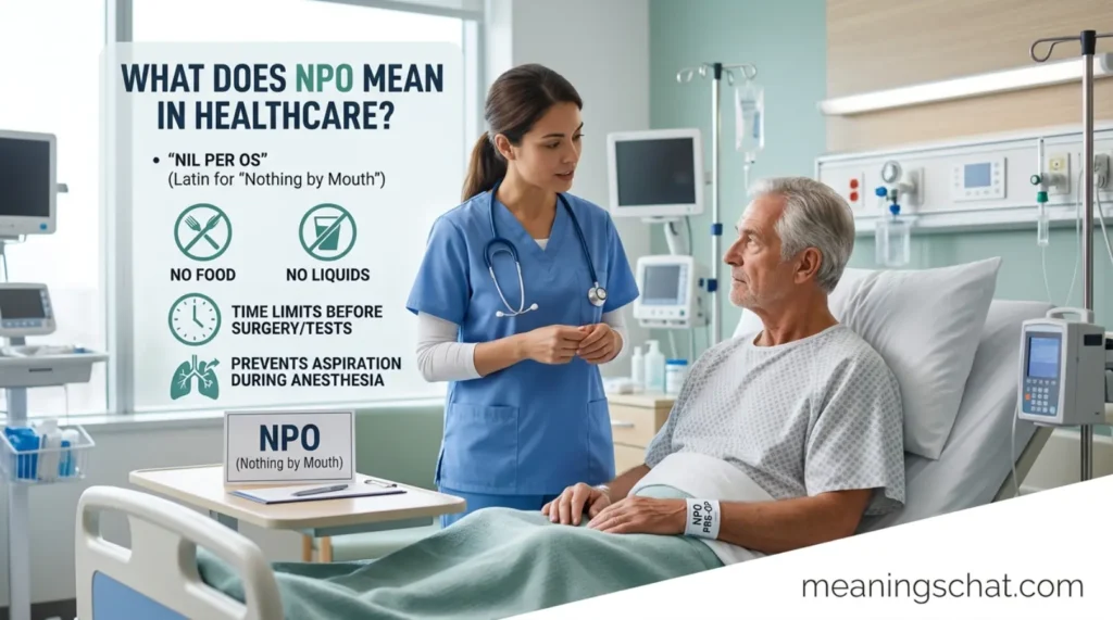 What Does NPO Mean in Healthcare