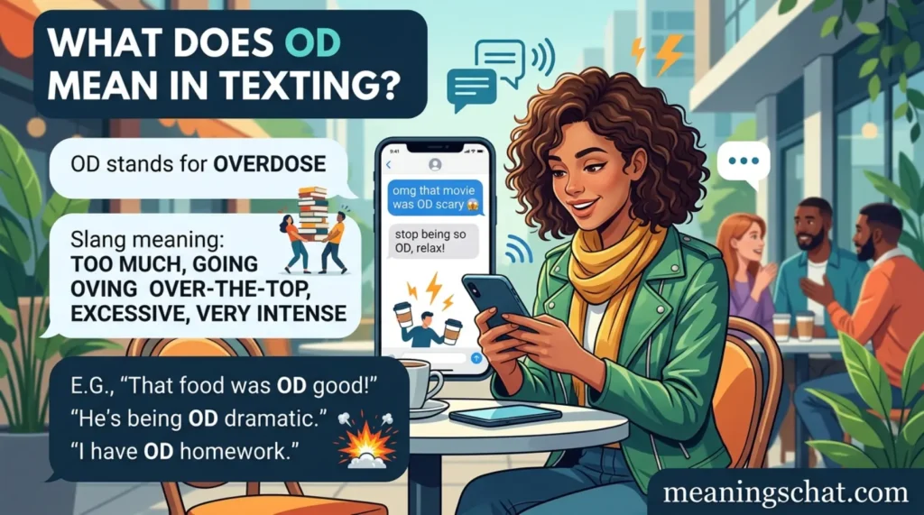 What Does OD Mean in Text
