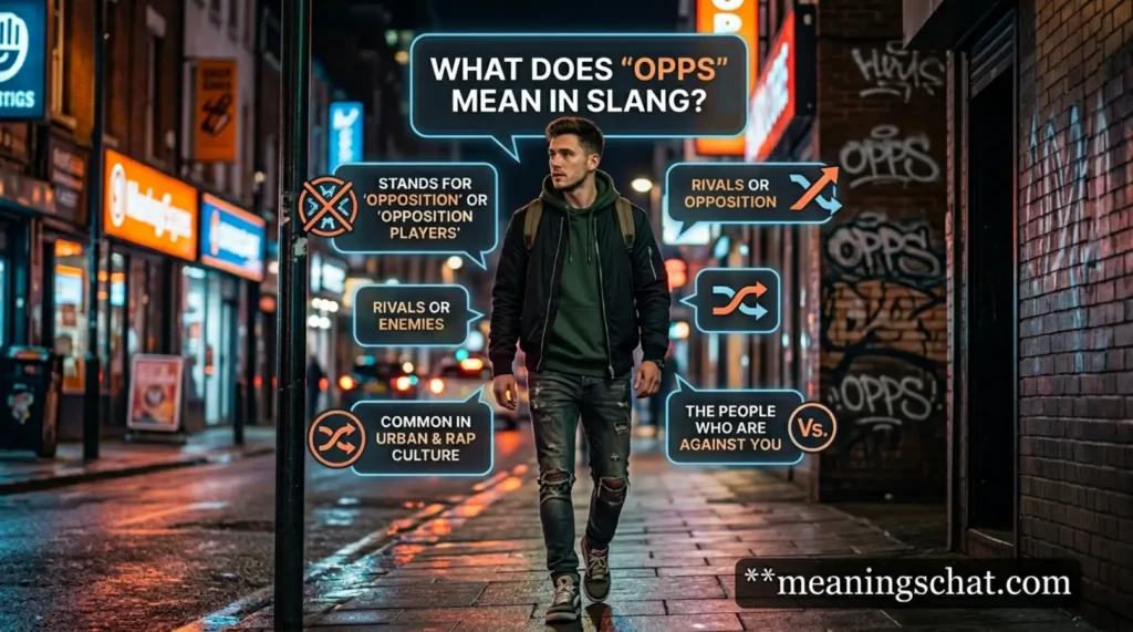 What Does Opps Meaning Slang Mean in Text
