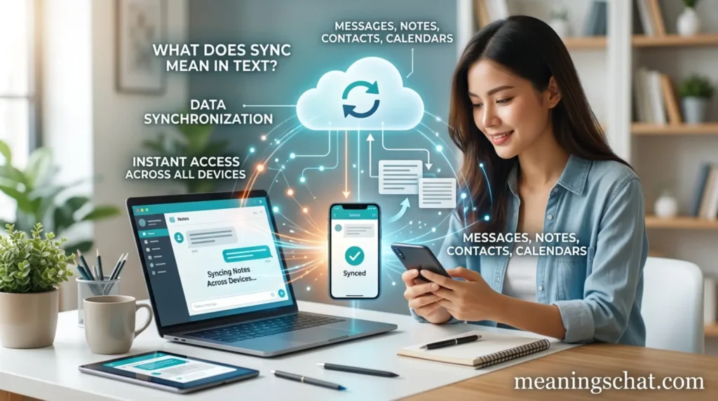 What Does Sync Mean in Text