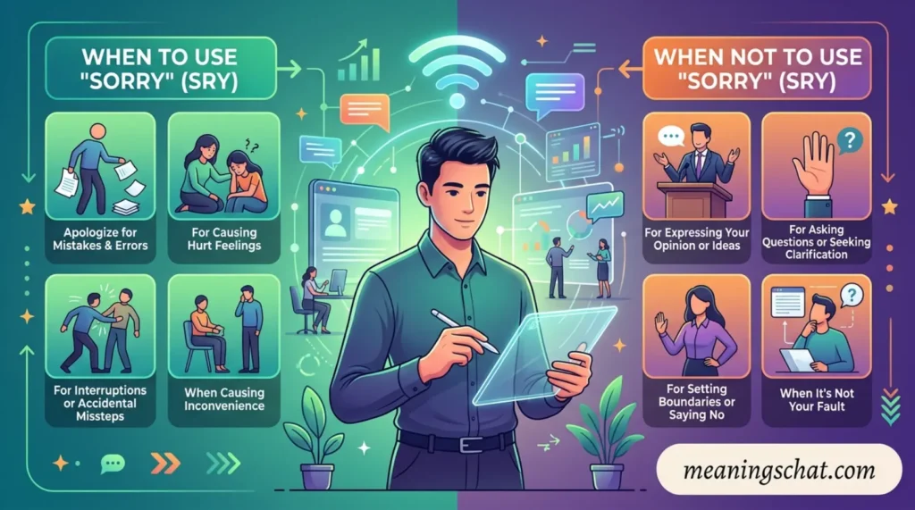 When to Use and When Not To Use Sry
