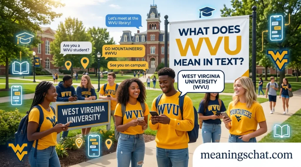 What Does WVU Mean in Text