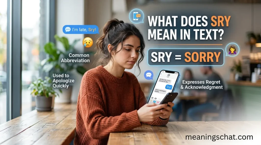 What Does Sry Mean in Text