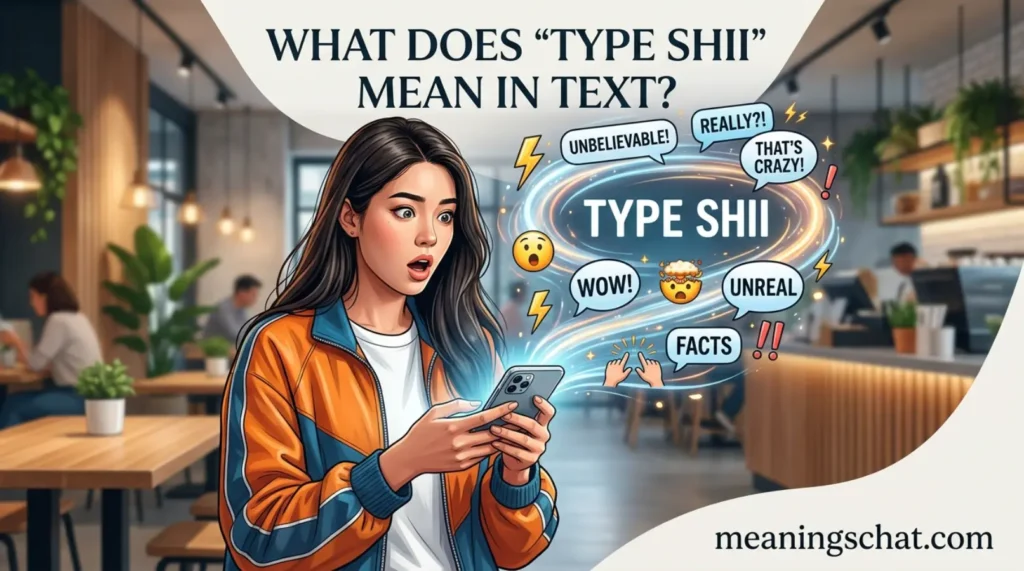 What Does Type shii Mean in Text