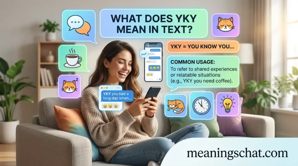 What Does YKY Meaning in Text