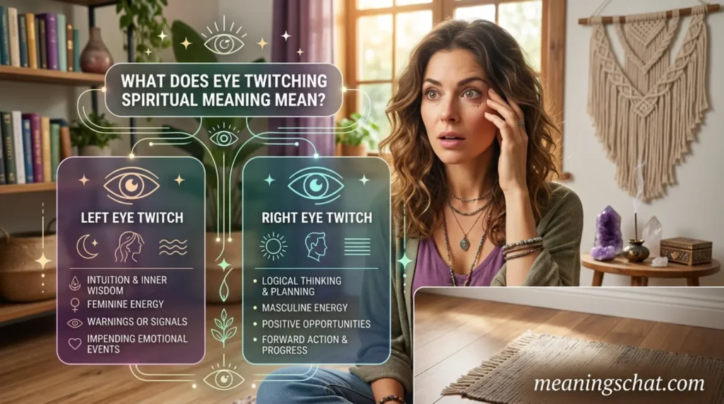 What Does Eye Twitching Spiritual Meaning Mean
