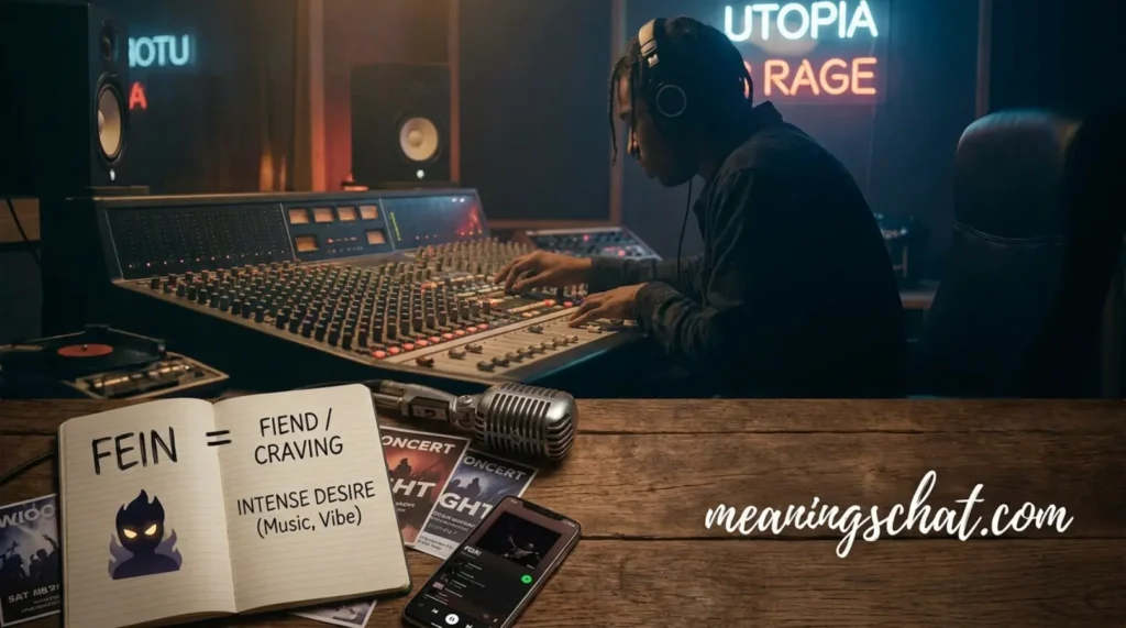 Fein Meaning in Travis Scott's Song