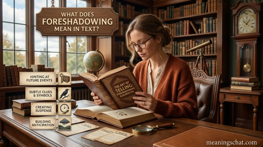 What Does Foreshadowing Mean in Text