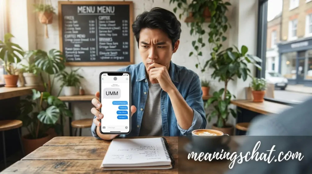 What Does UMM Mean in Text